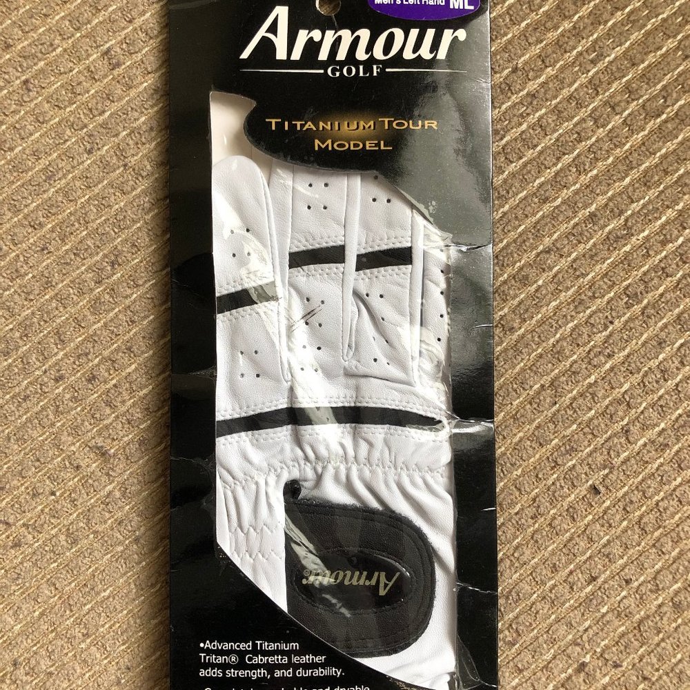 Armour Men's Left Hand Golf Titanium Glove.